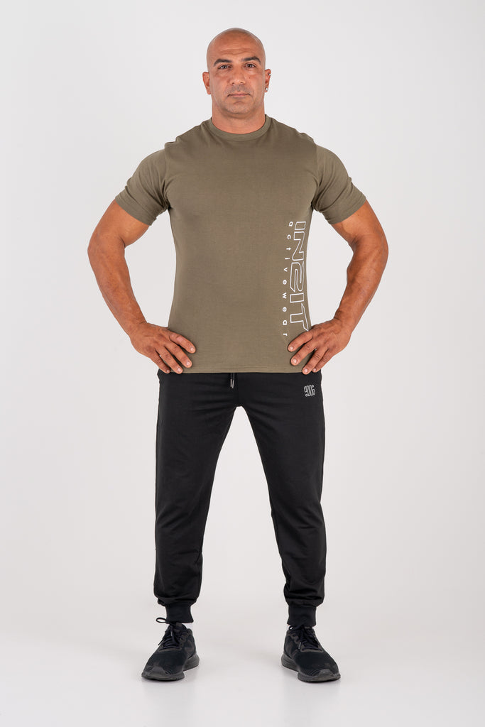 COMPETITION TEE ARMY GREEN - in2it activewear