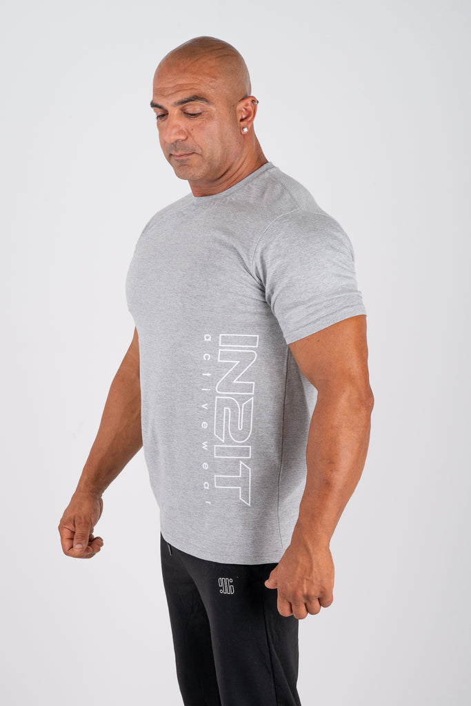 COMPETITION TEE GREY - in2it activewear